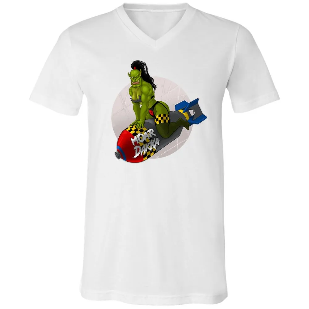 Unisex V-Neck T-Shirt - 6PQUFJDA - White - 5