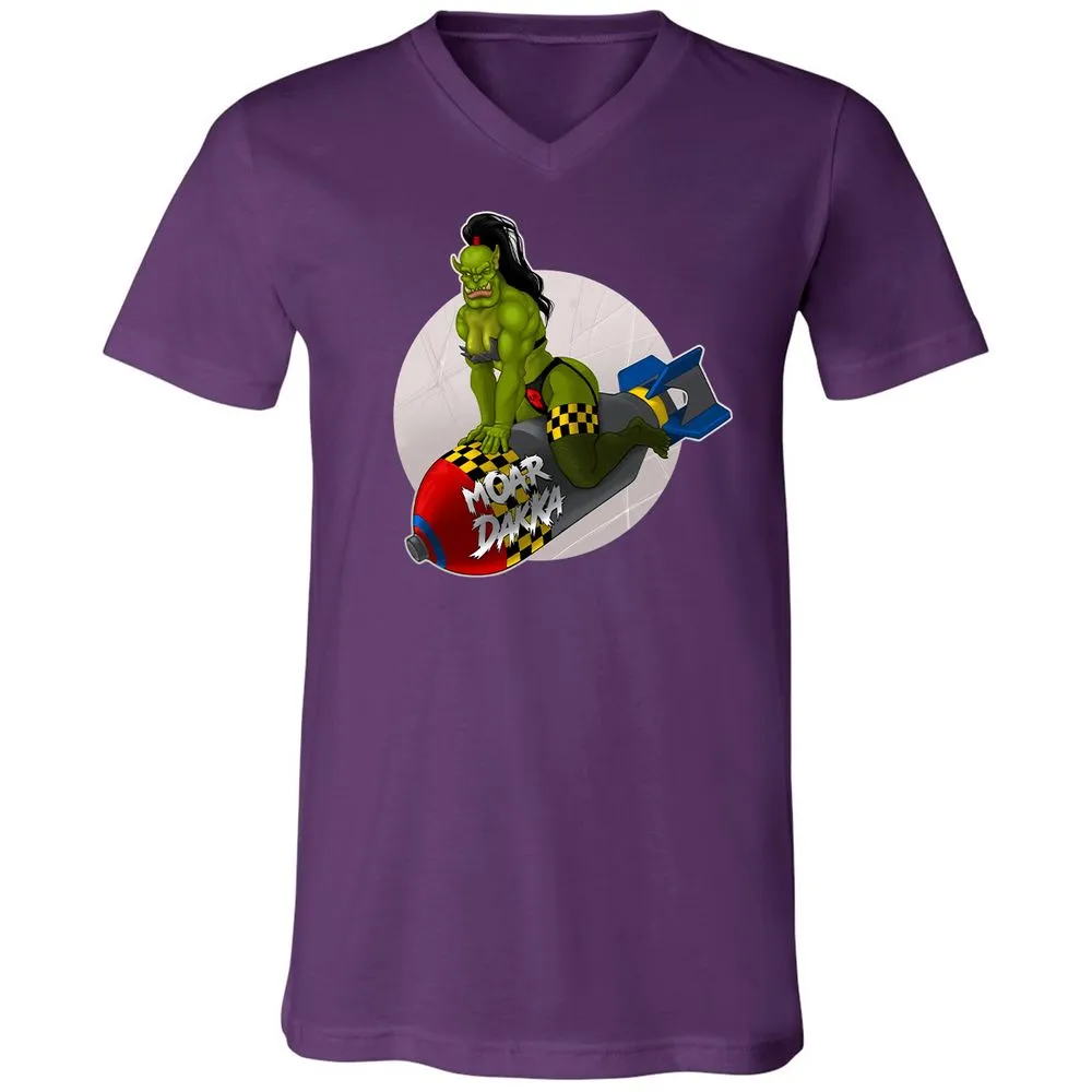 Unisex V-Neck T-Shirt - 6PQUFJDA - Team Purple - 9