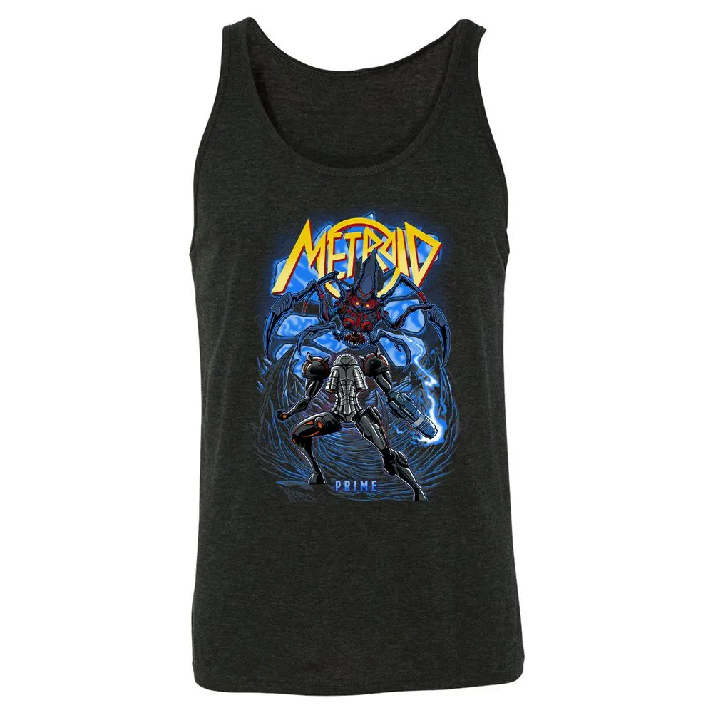 Unisex Jersey Tank - V83T229X - Charcoal Black Triblend - 5