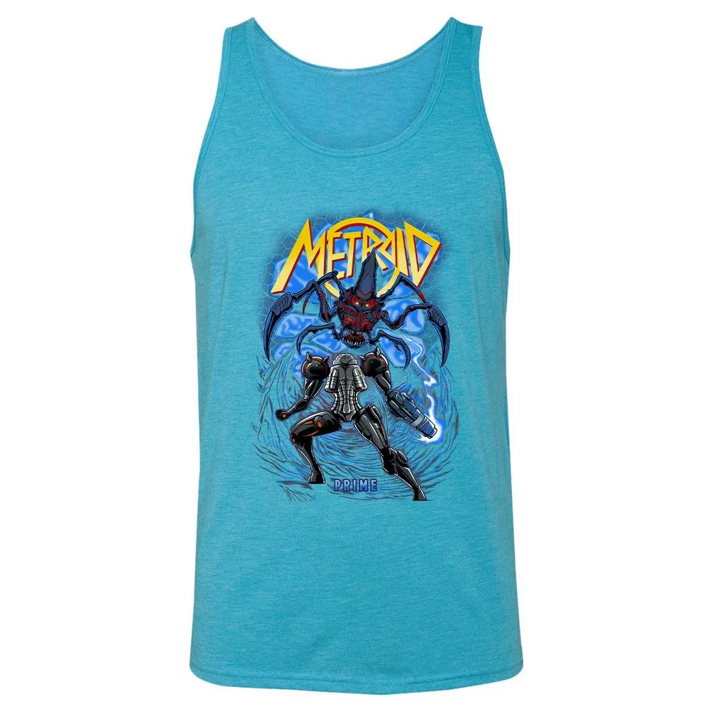 Unisex Jersey Tank - V83T229X - Aqua Triblend - 3