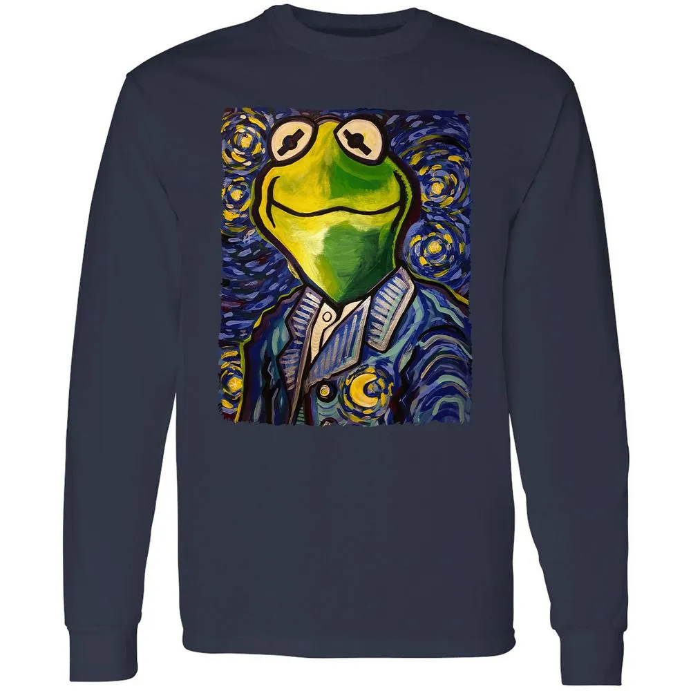Long Sleeve T-Shirt - DDZKA8VR - Navy - 2