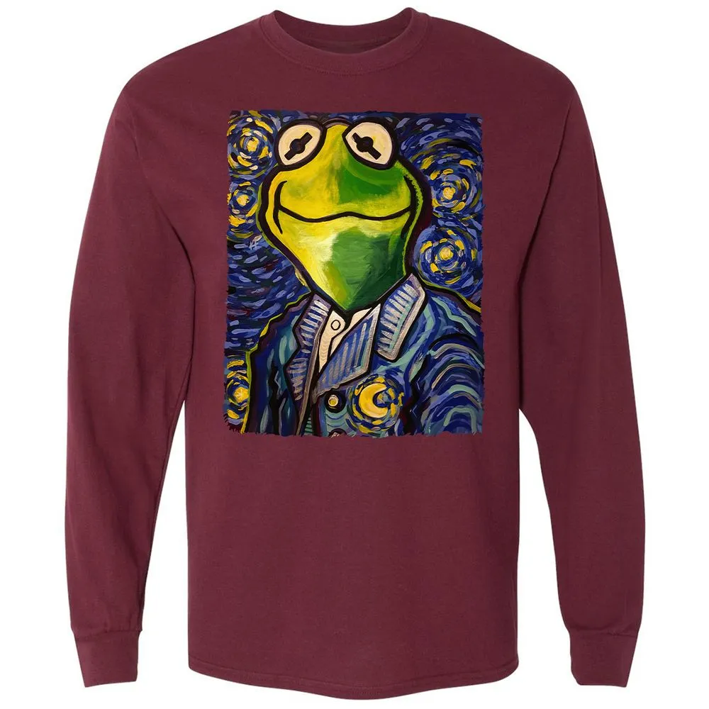 Long Sleeve T-Shirt - DDZKA8VR - Maroon - 11
