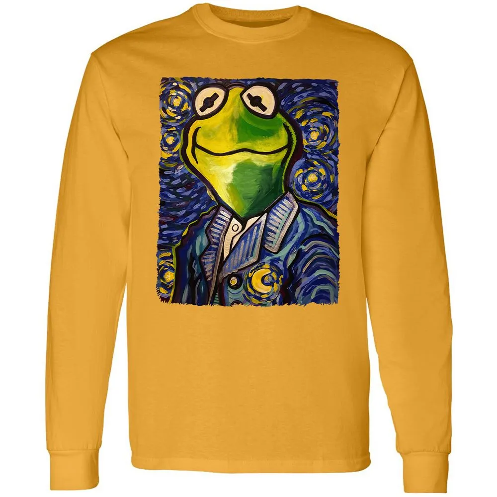 Long Sleeve T-Shirt - DDZKA8VR - Gold - 9