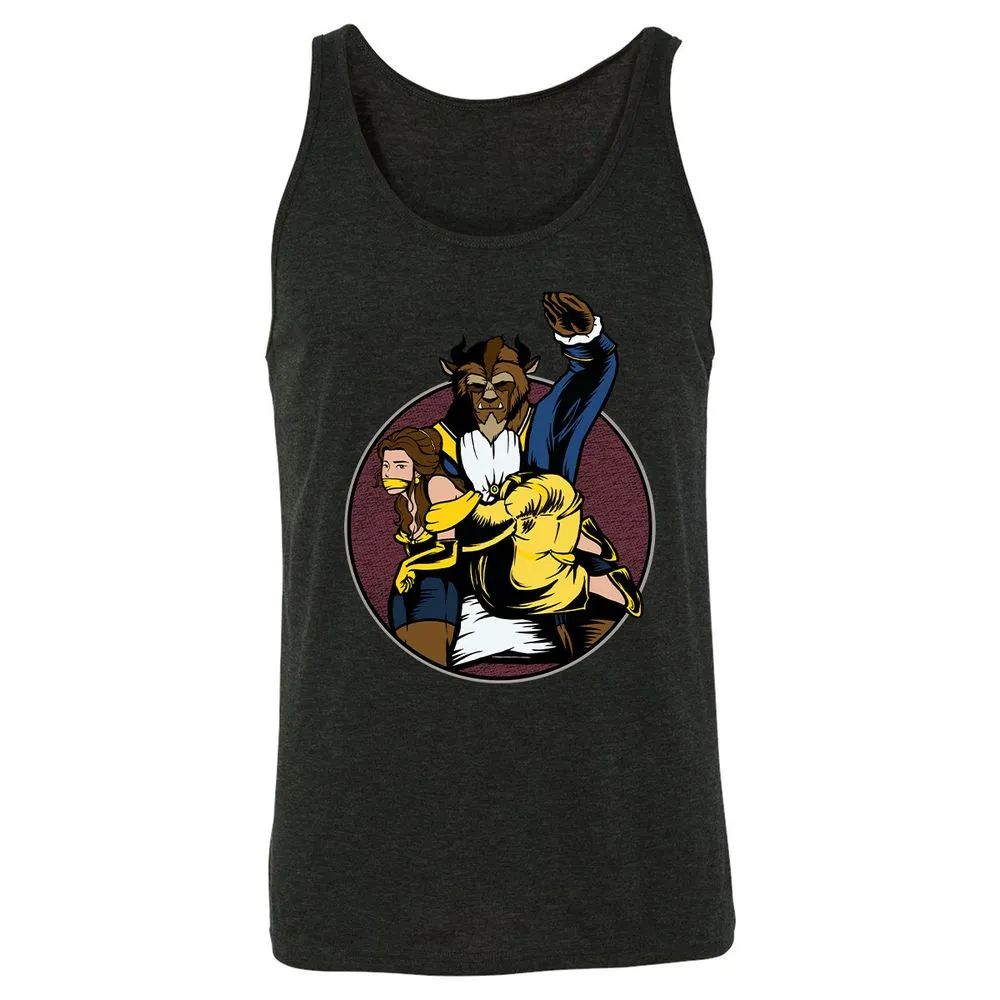 Unisex Jersey Tank - 1NR2UD4E - Charcoal Black Triblend - 5