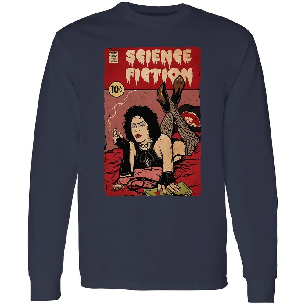 Long Sleeve T-Shirt - 7XFMQPA2 - Navy - 2