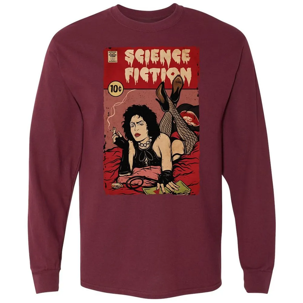 Long Sleeve T-Shirt - 7XFMQPA2 - Maroon - 11