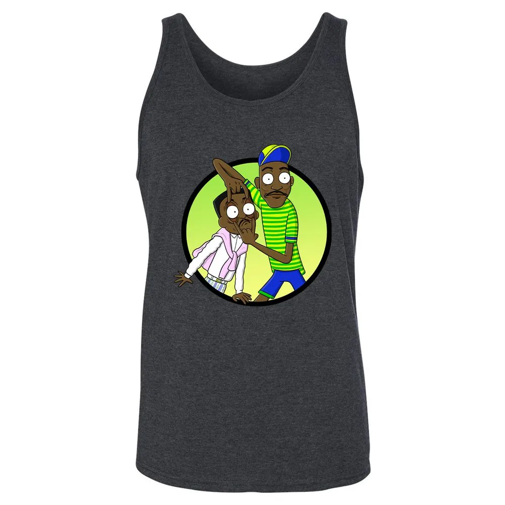 Unisex Jersey Tank - UY8HKBV5 - Dark Grey Heather - 6
