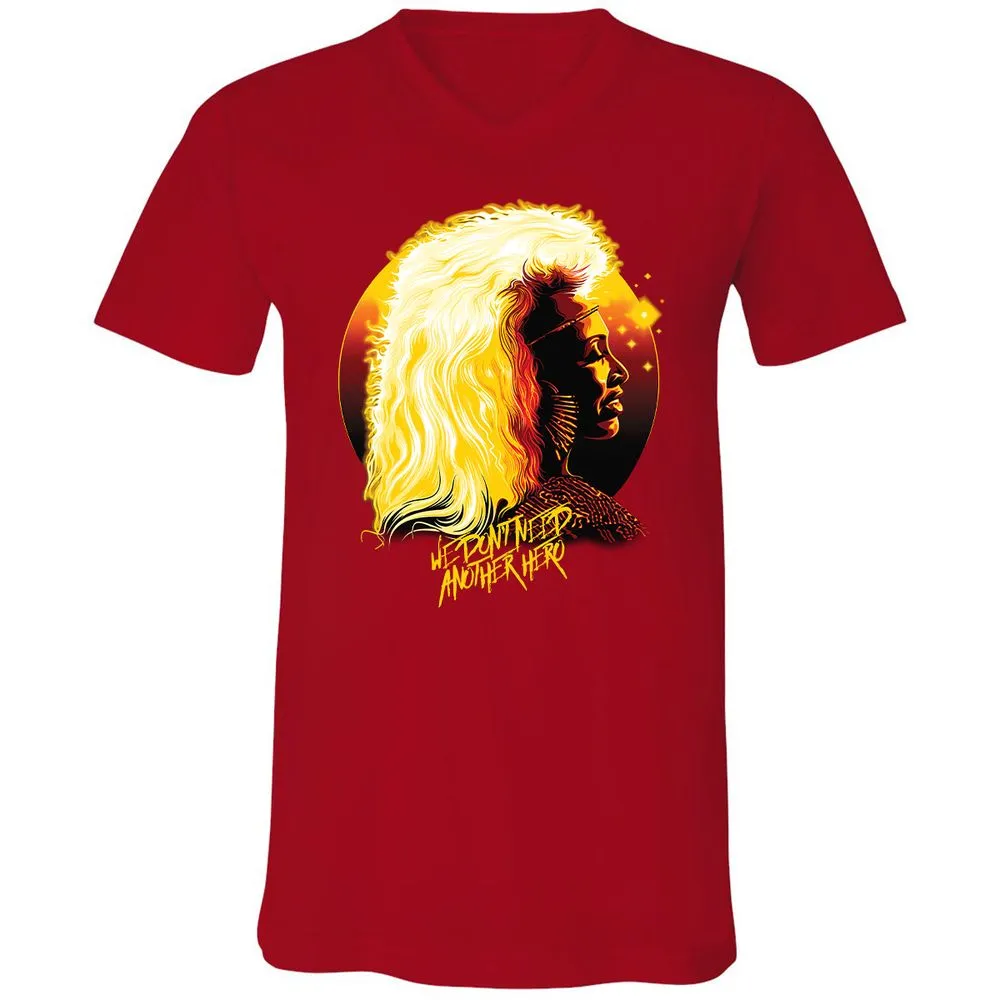 Unisex V-Neck T-Shirt - NJUGH2AF - Red - 3