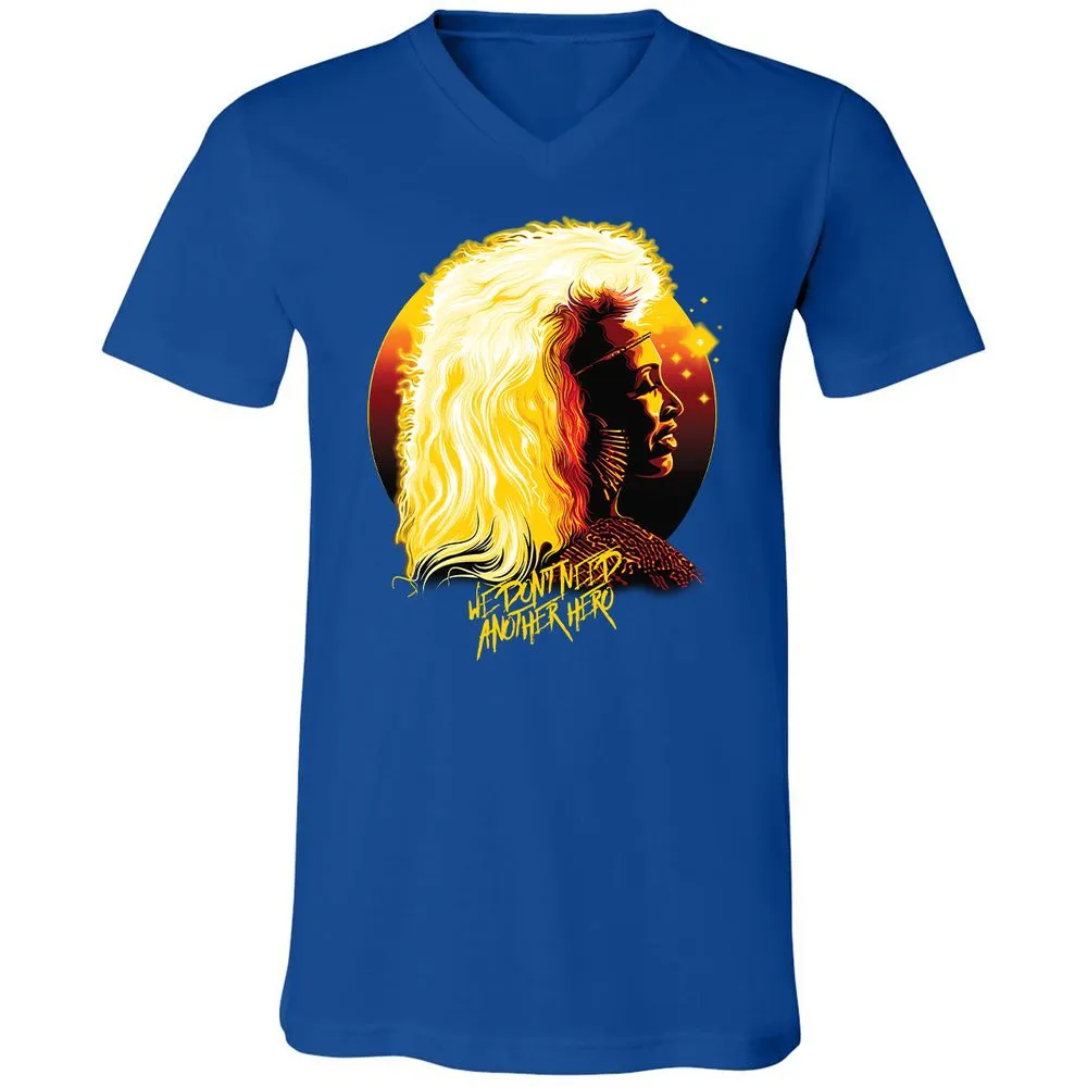 Unisex V-Neck T-Shirt - NJUGH2AF - True Royal - 4