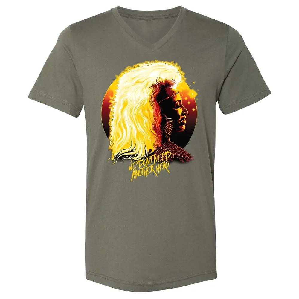Unisex V-Neck T-Shirt - NJUGH2AF - Military Green - 10