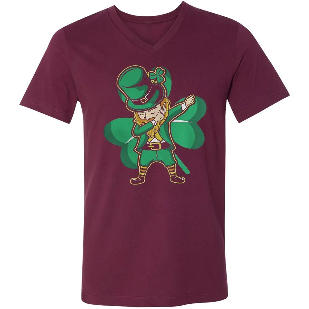 Unisex V-Neck T-Shirt - TC7FTDDD - Maroon - 6