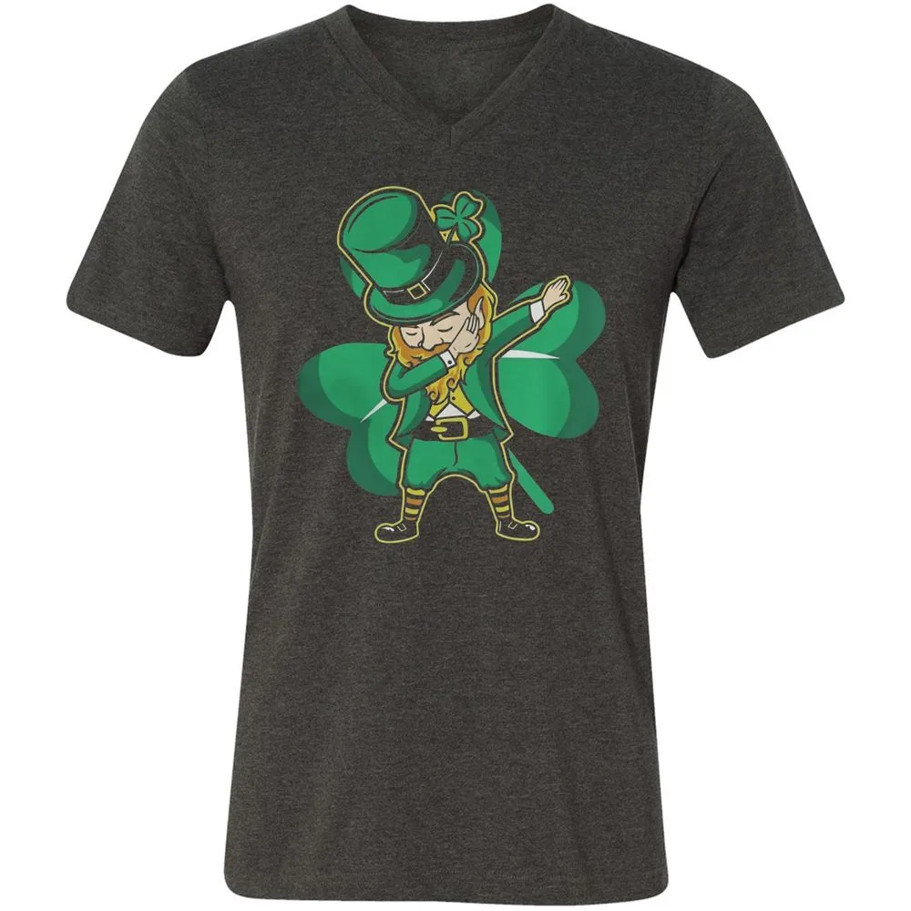 Unisex V-Neck T-Shirt - TC7FTDDD - Dark Grey Heather - 8