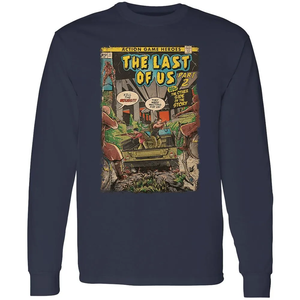 Long Sleeve T-Shirt - DQ8263X4 - Navy - 2