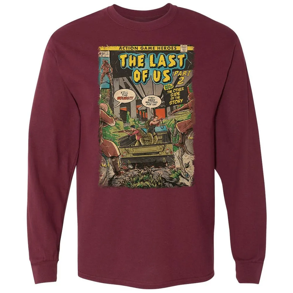 Long Sleeve T-Shirt - DQ8263X4 - Maroon - 11