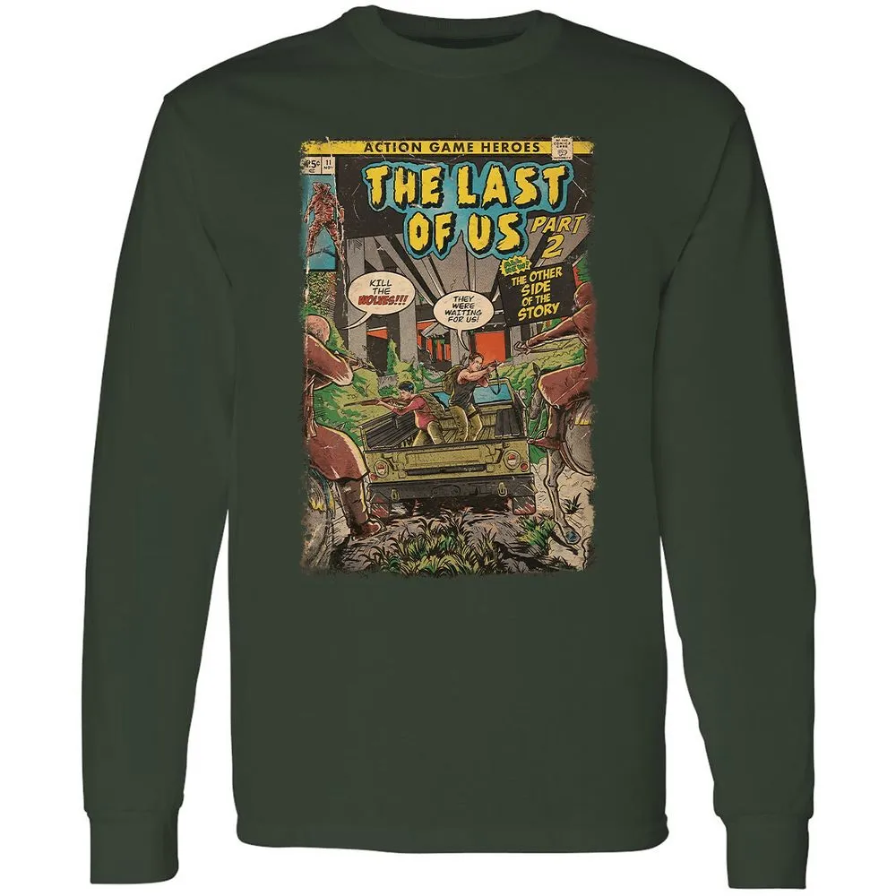 Long Sleeve T-Shirt - DQ8263X4 - Forest Green - 4