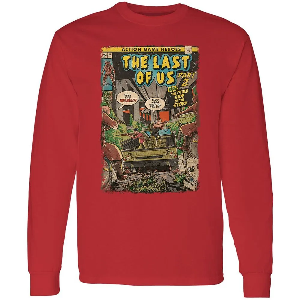Long Sleeve T-Shirt - DQ8263X4 - Red - 14