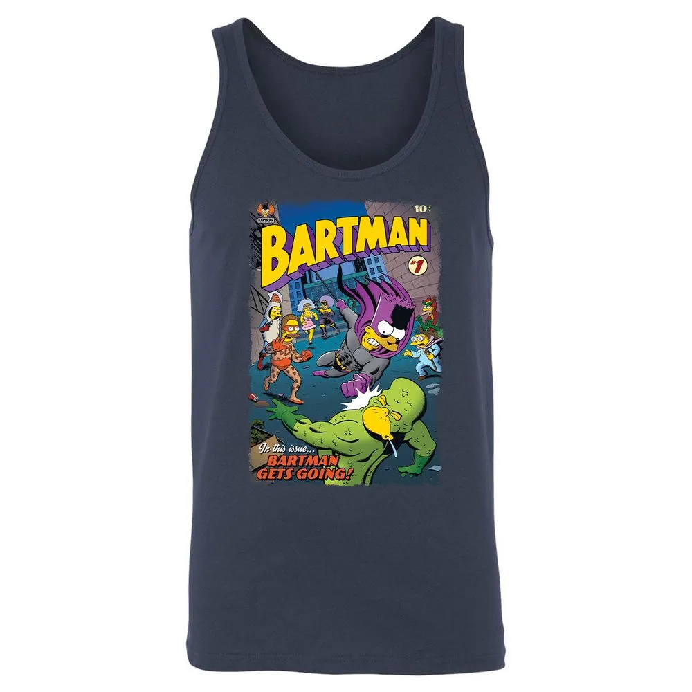 Unisex Jersey Tank - 5AT74CNE - Navy - 2