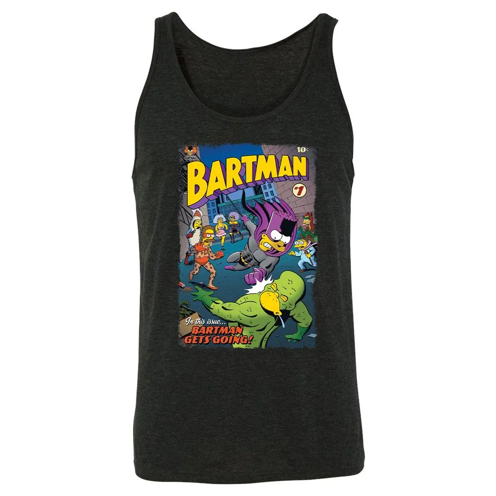Unisex Jersey Tank - 5AT74CNE - Charcoal Black Triblend - 5