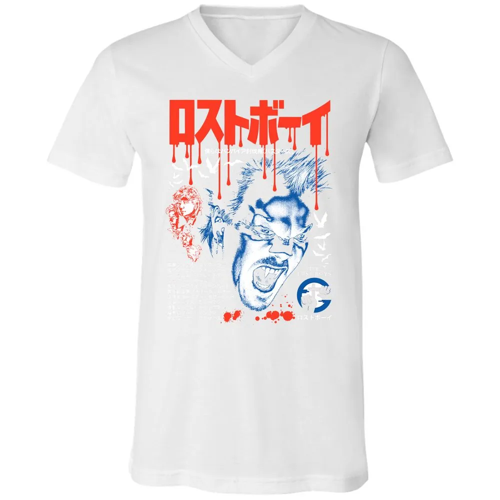 Unisex V-Neck T-Shirt - BYF9K245 - White - 5