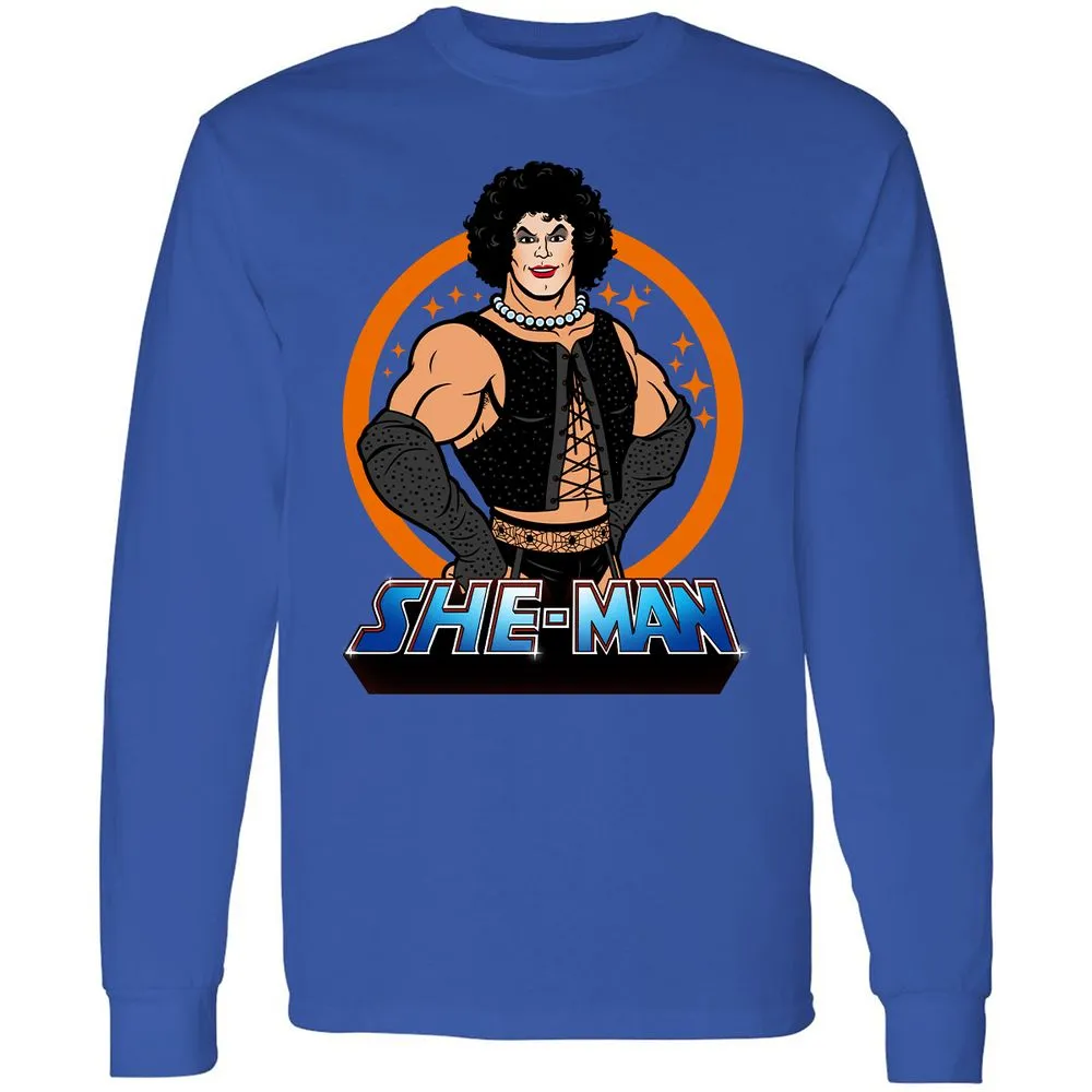 Long Sleeve T-Shirt - W15UHS7N - Royal - 8