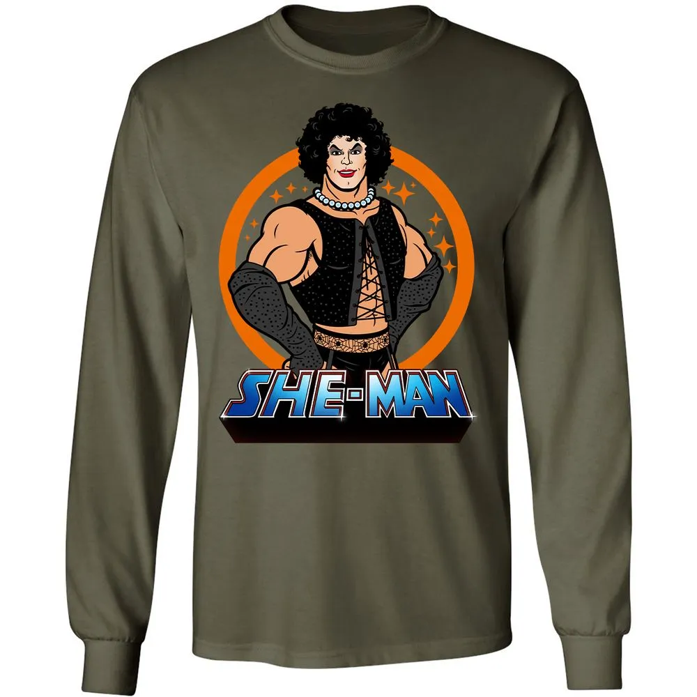 Long Sleeve T-Shirt - W15UHS7N - Military Green - 16