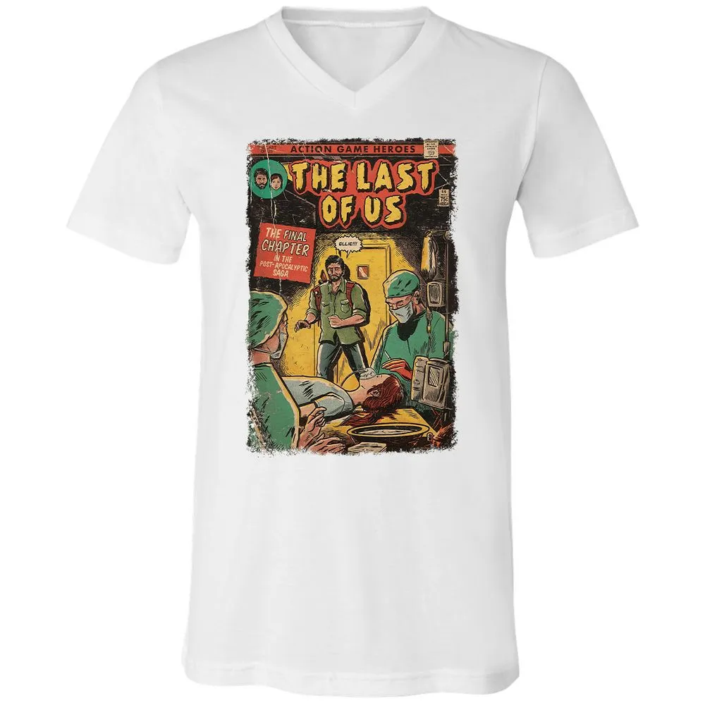 Unisex V-Neck T-Shirt - UMTZW76H - White - 5