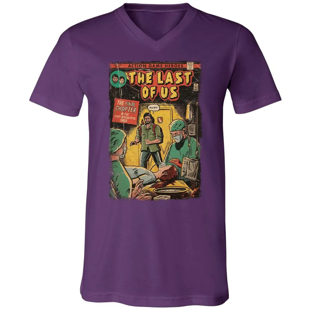 Unisex V-Neck T-Shirt - UMTZW76H - Team Purple - 9