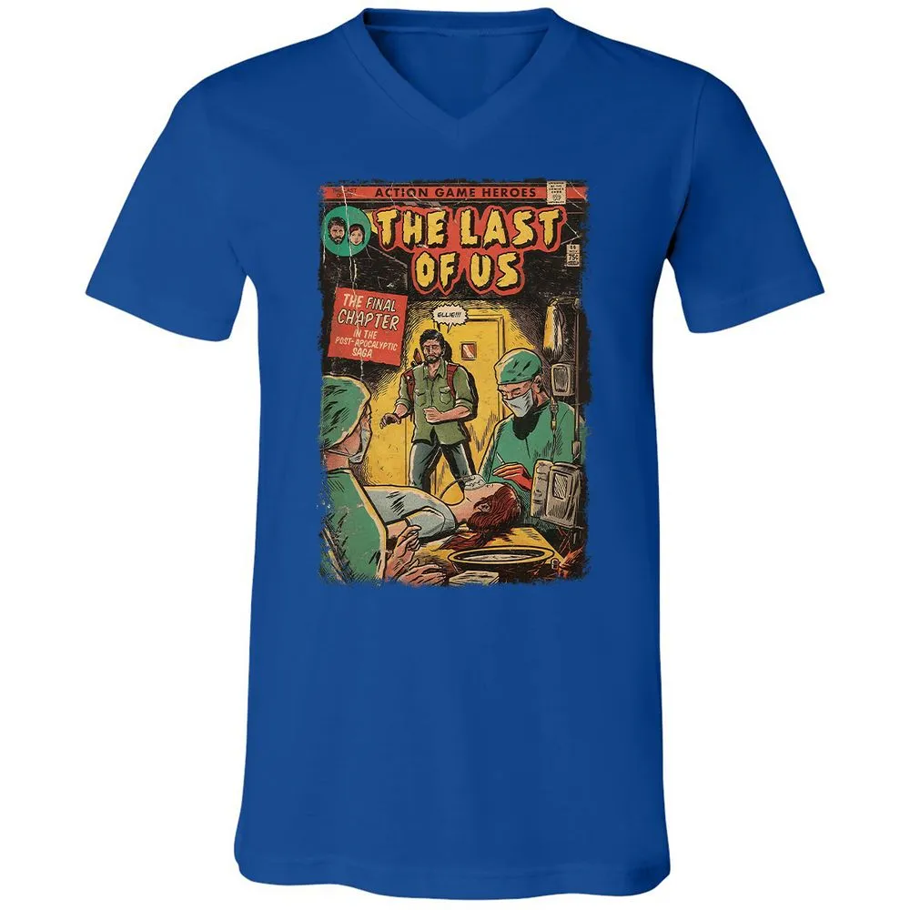 Unisex V-Neck T-Shirt - UMTZW76H - True Royal - 4