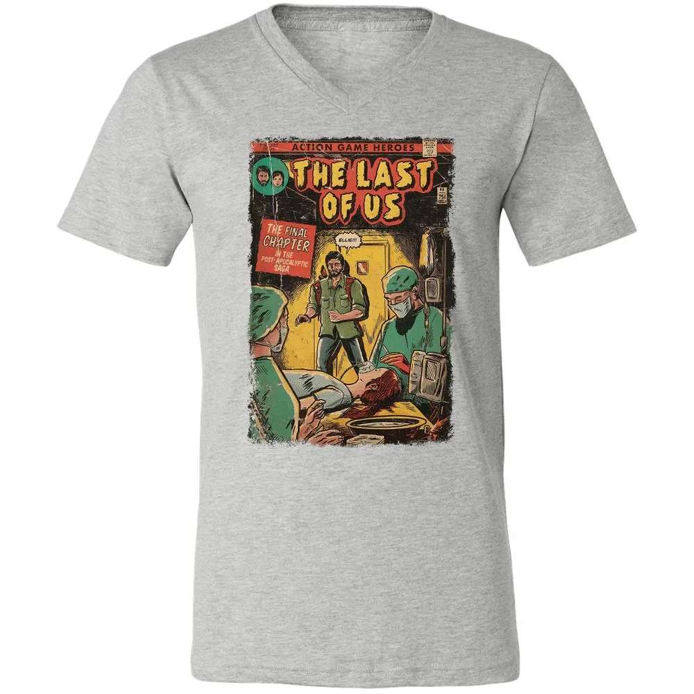 Unisex V-Neck T-Shirt - UMTZW76H - Athletic Heather - 7