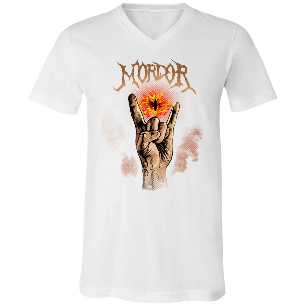 Unisex V-Neck T-Shirt - CK64JZ3K - White - 5