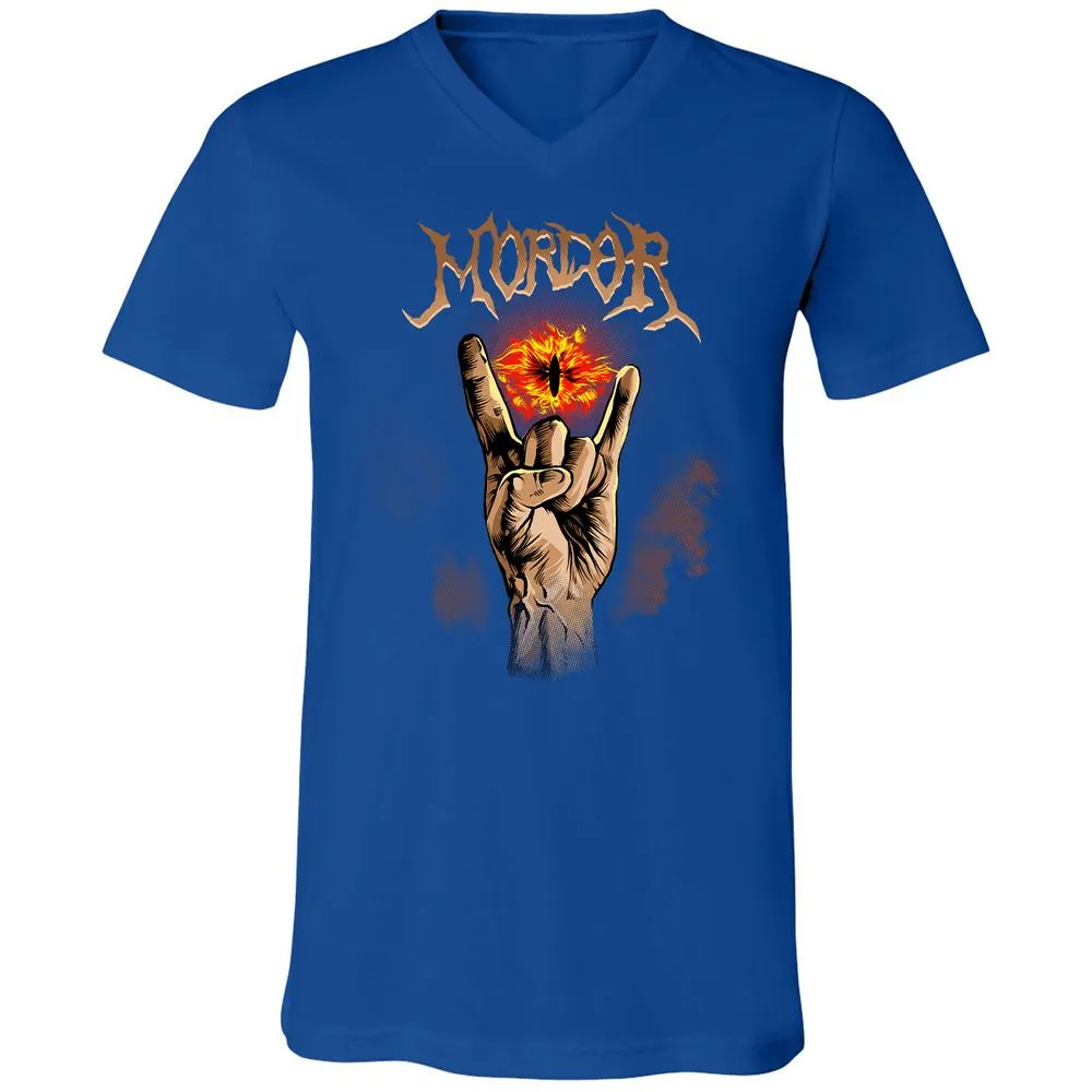 Unisex V-Neck T-Shirt - CK64JZ3K - True Royal - 4