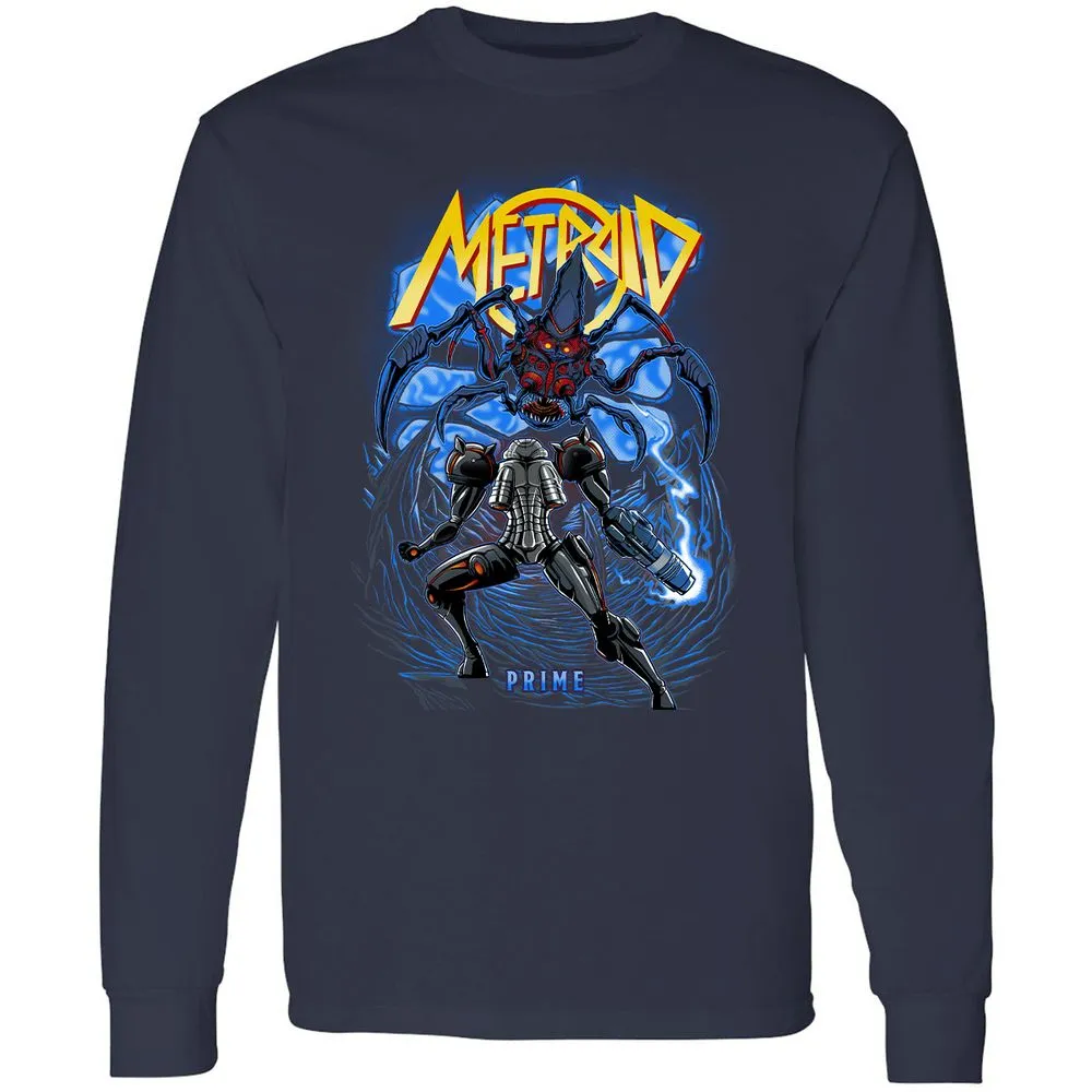 Long Sleeve T-Shirt - 9XA8TAZP - Navy - 2