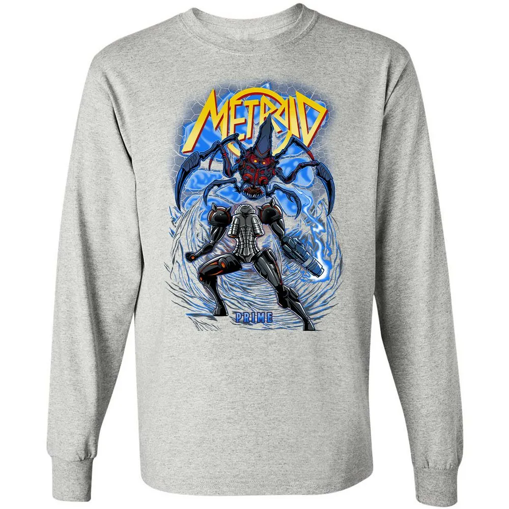 Long Sleeve T-Shirt - 9XA8TAZP - Ash - 7