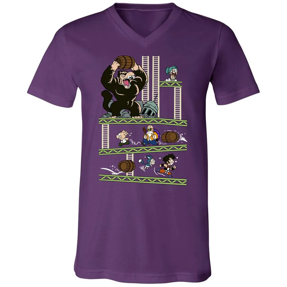 Unisex V-Neck T-Shirt - Z6EZC731 - Team Purple - 9
