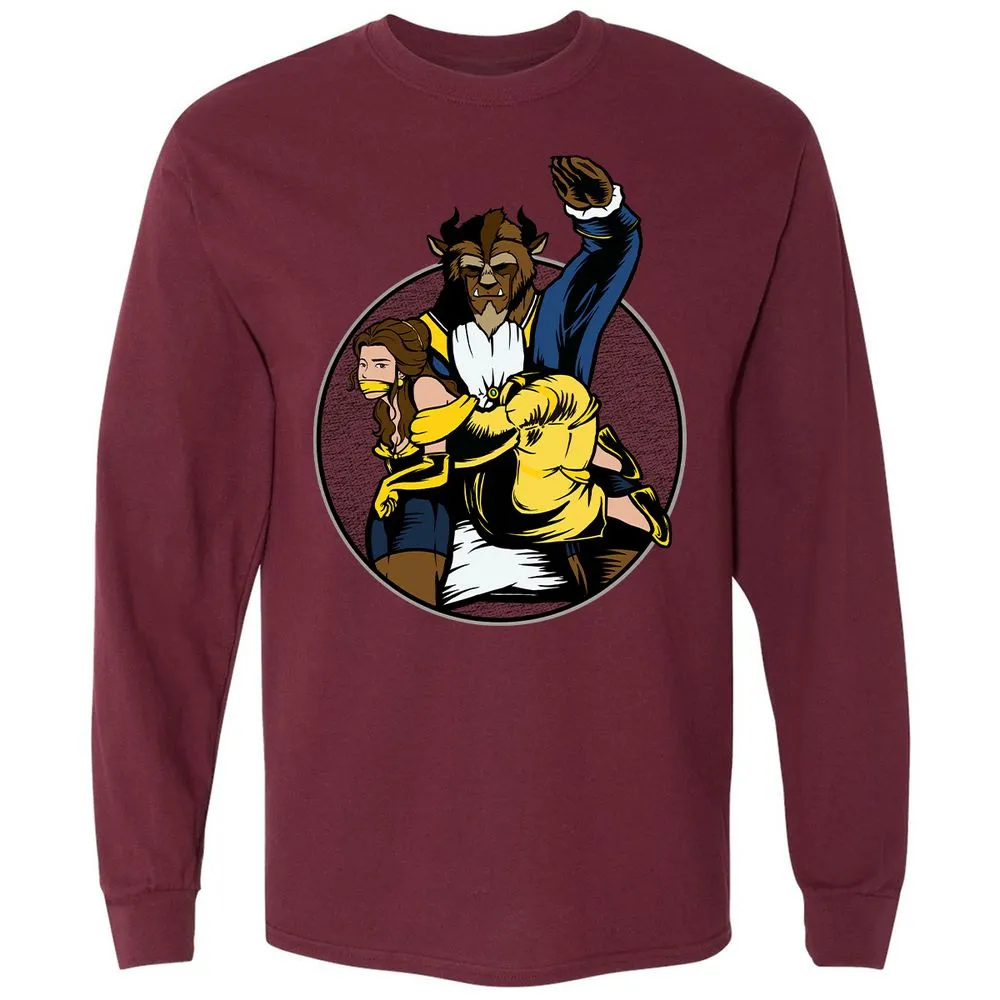Long Sleeve T-Shirt - FXAHNPM3 - Maroon - 11