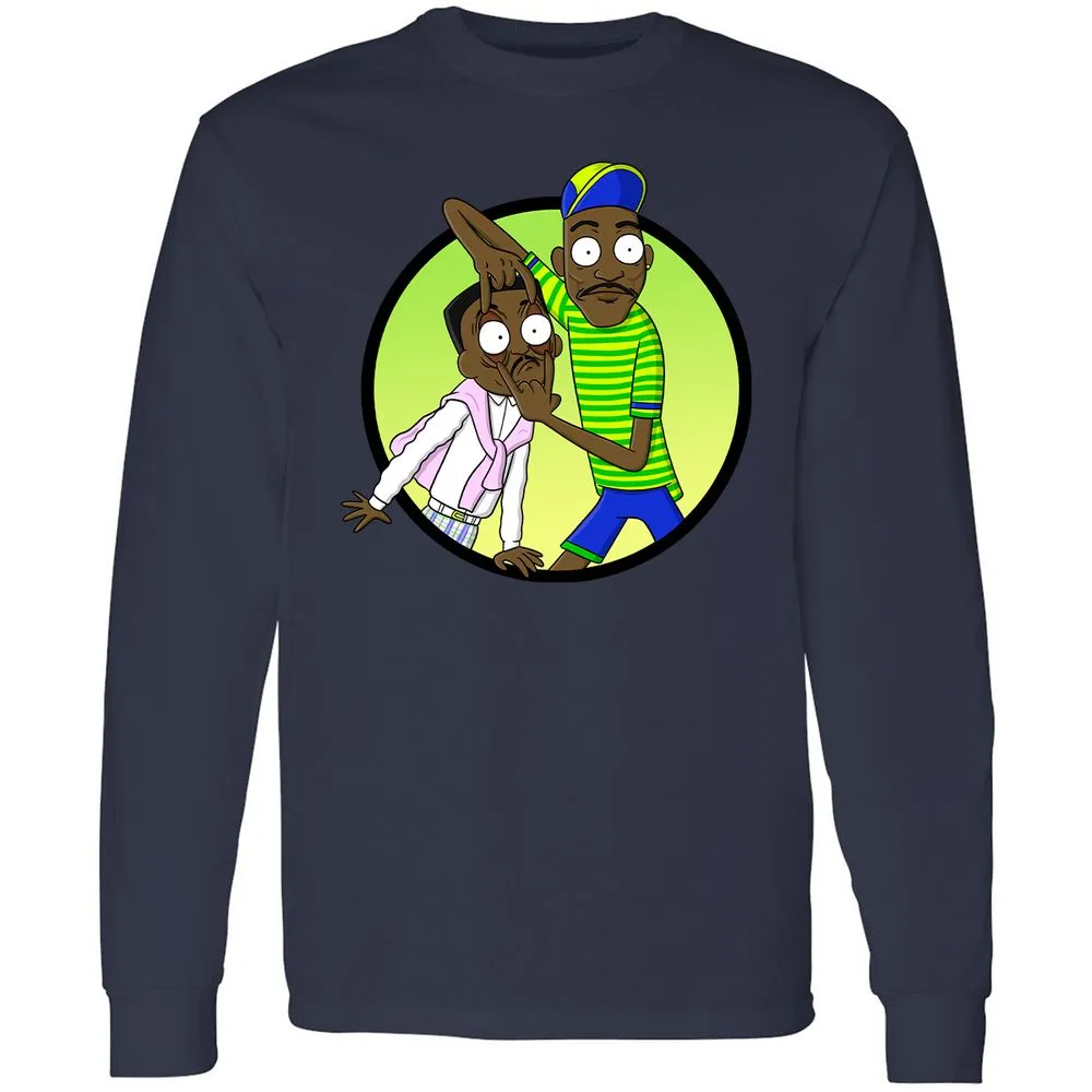 Long Sleeve T-Shirt - AG4RTZLU - Navy - 2