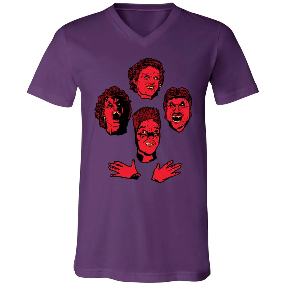 Unisex V-Neck T-Shirt - C6NSK37M - Team Purple - 9