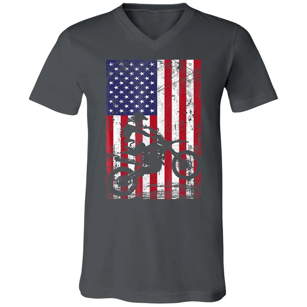 Unisex V-Neck T-Shirt - WD6HWMAT - Asphalt - 12