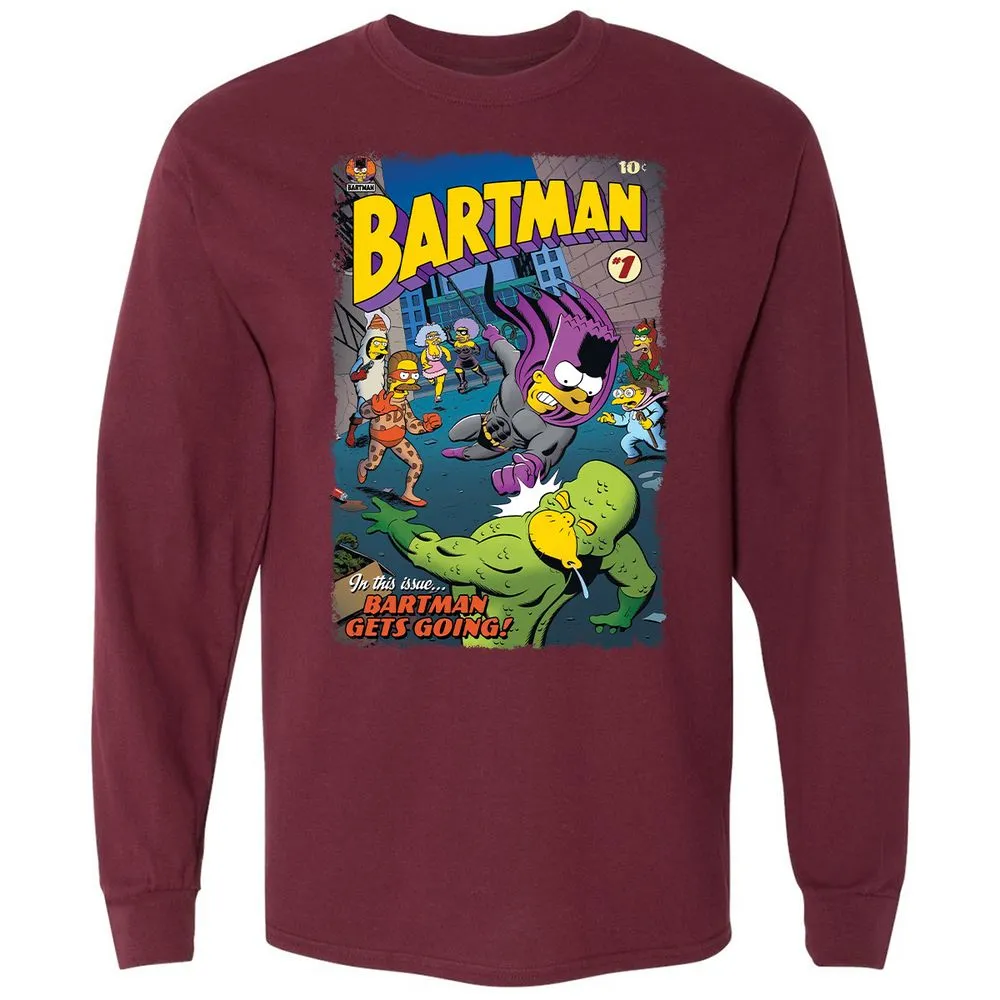 Long Sleeve T-Shirt - 6V74Q9UE - Maroon - 11