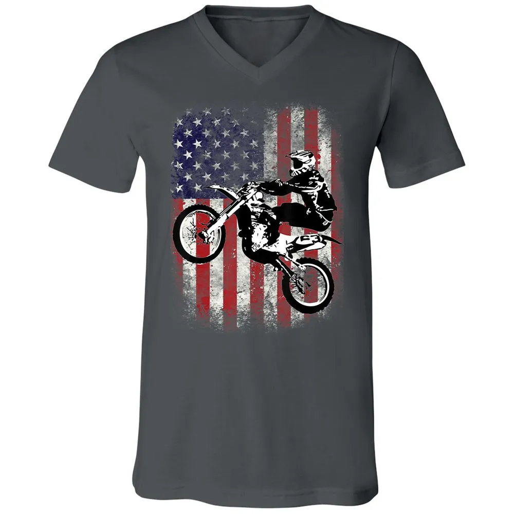 Unisex V-Neck T-Shirt - 7EDSG3VG - Asphalt - 12