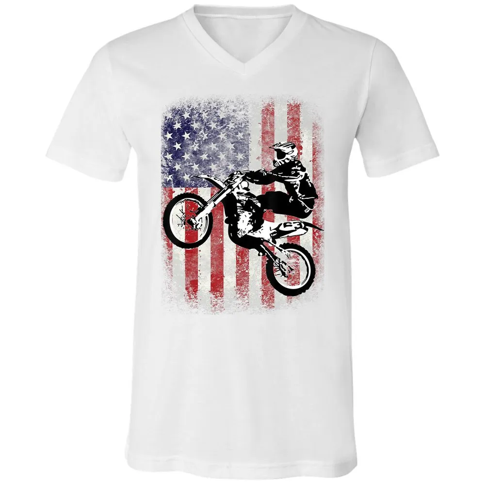 Unisex V-Neck T-Shirt - 7EDSG3VG - White - 5