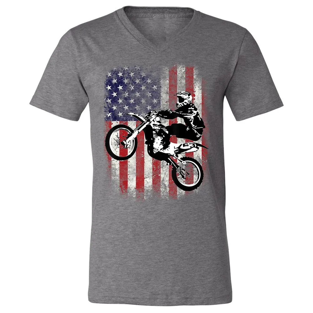 Unisex V-Neck T-Shirt - 7EDSG3VG - Deep Heather - 13