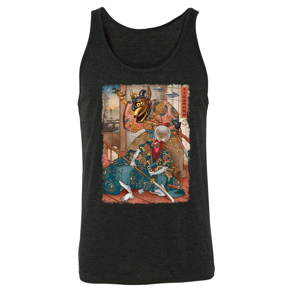 Unisex Jersey Tank - 5RGZLETR - Charcoal Black Triblend - 5
