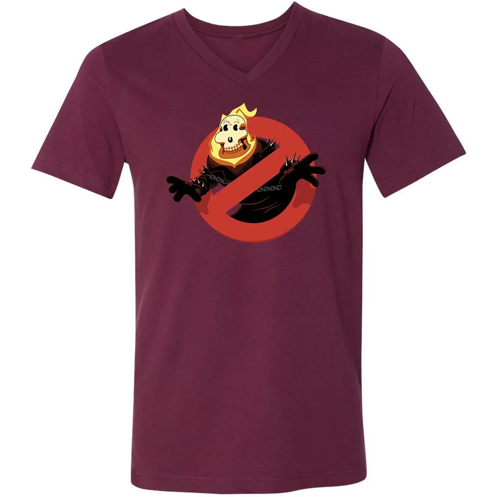 Unisex V-Neck T-Shirt - NDVUBBAZ - Maroon - 6