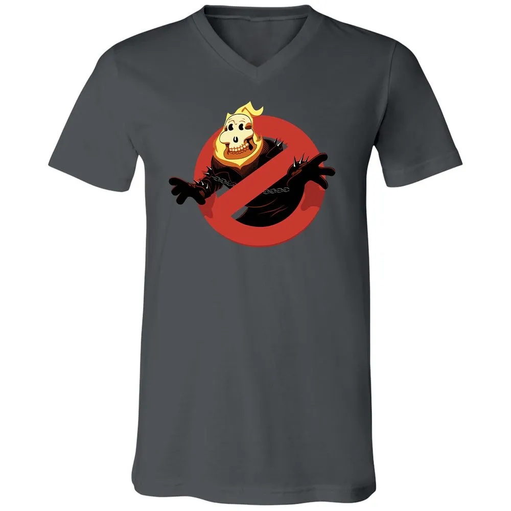 Unisex V-Neck T-Shirt - NDVUBBAZ - Asphalt - 12
