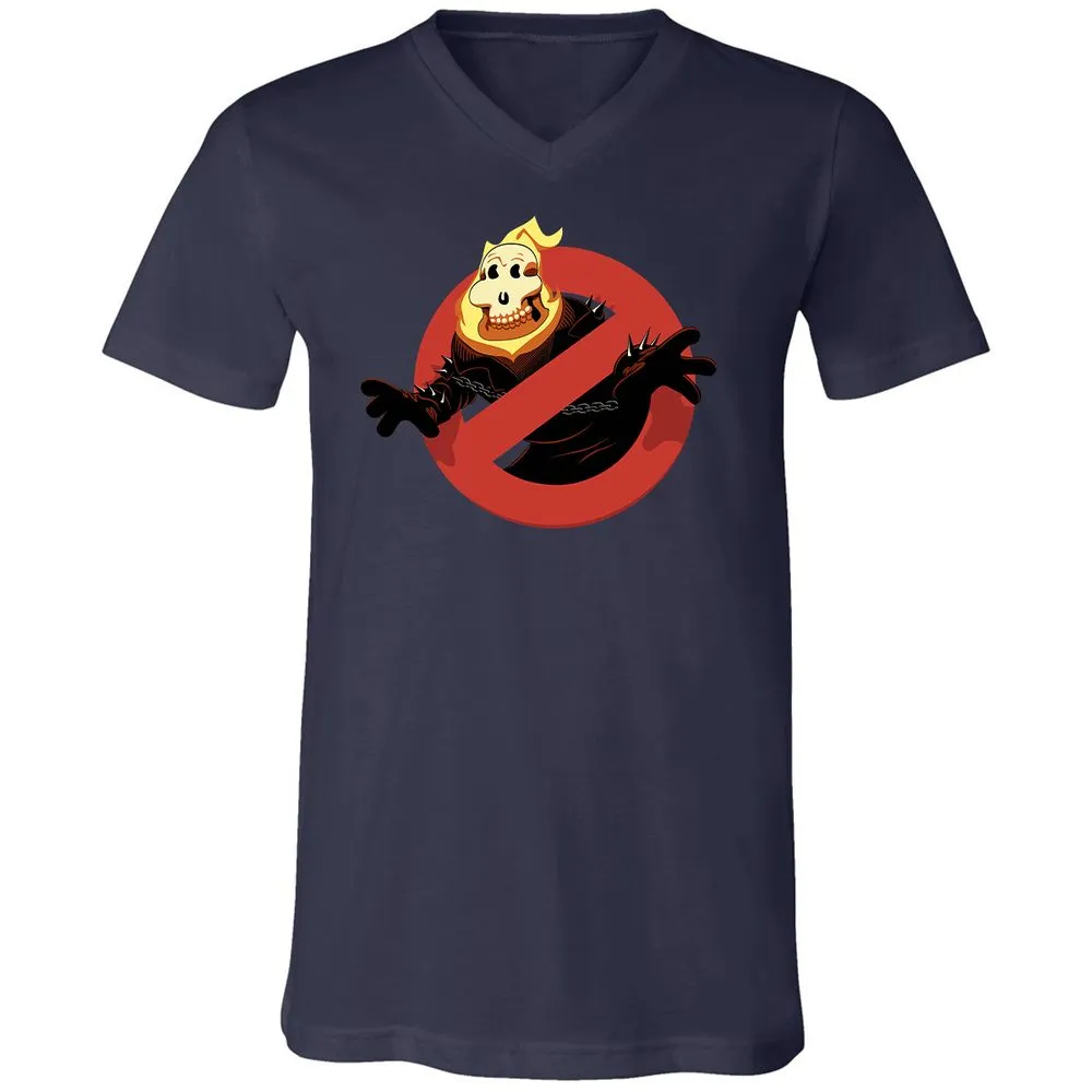 Unisex V-Neck T-Shirt - NDVUBBAZ - Navy - 2