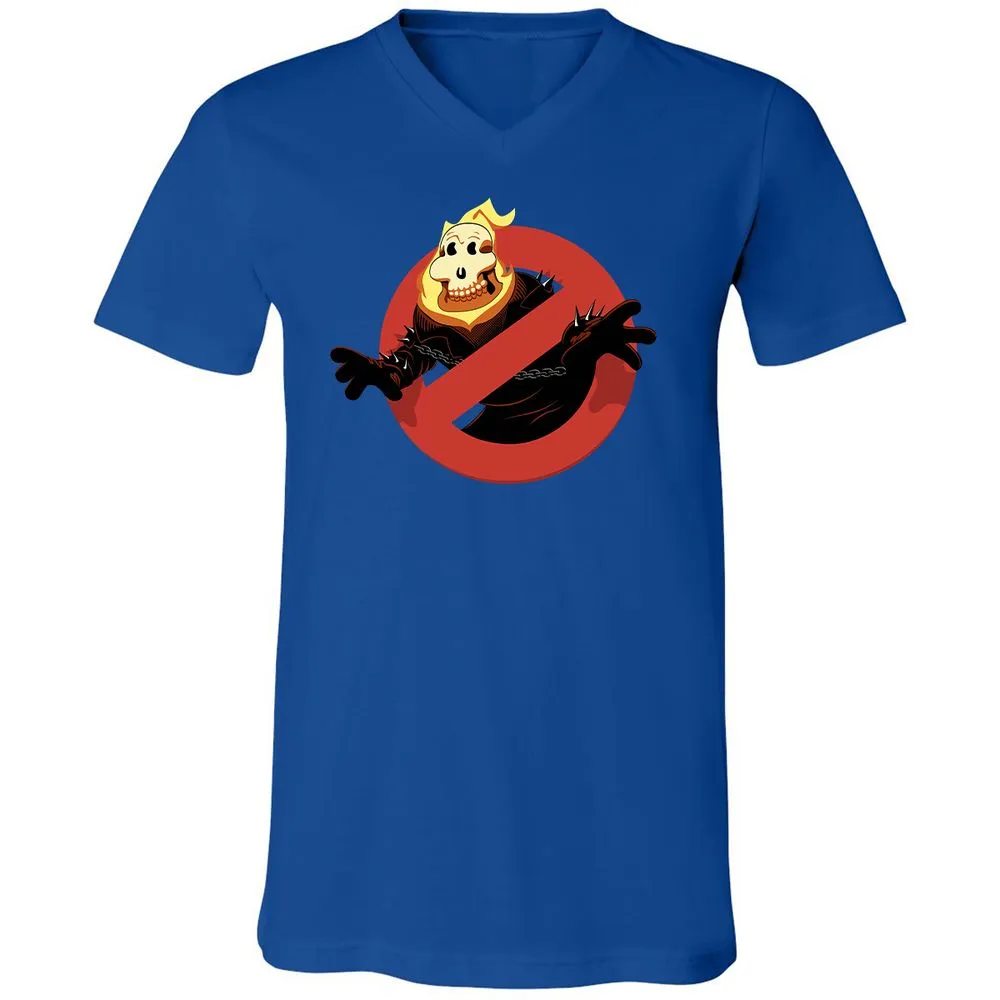 Unisex V-Neck T-Shirt - NDVUBBAZ - True Royal - 4