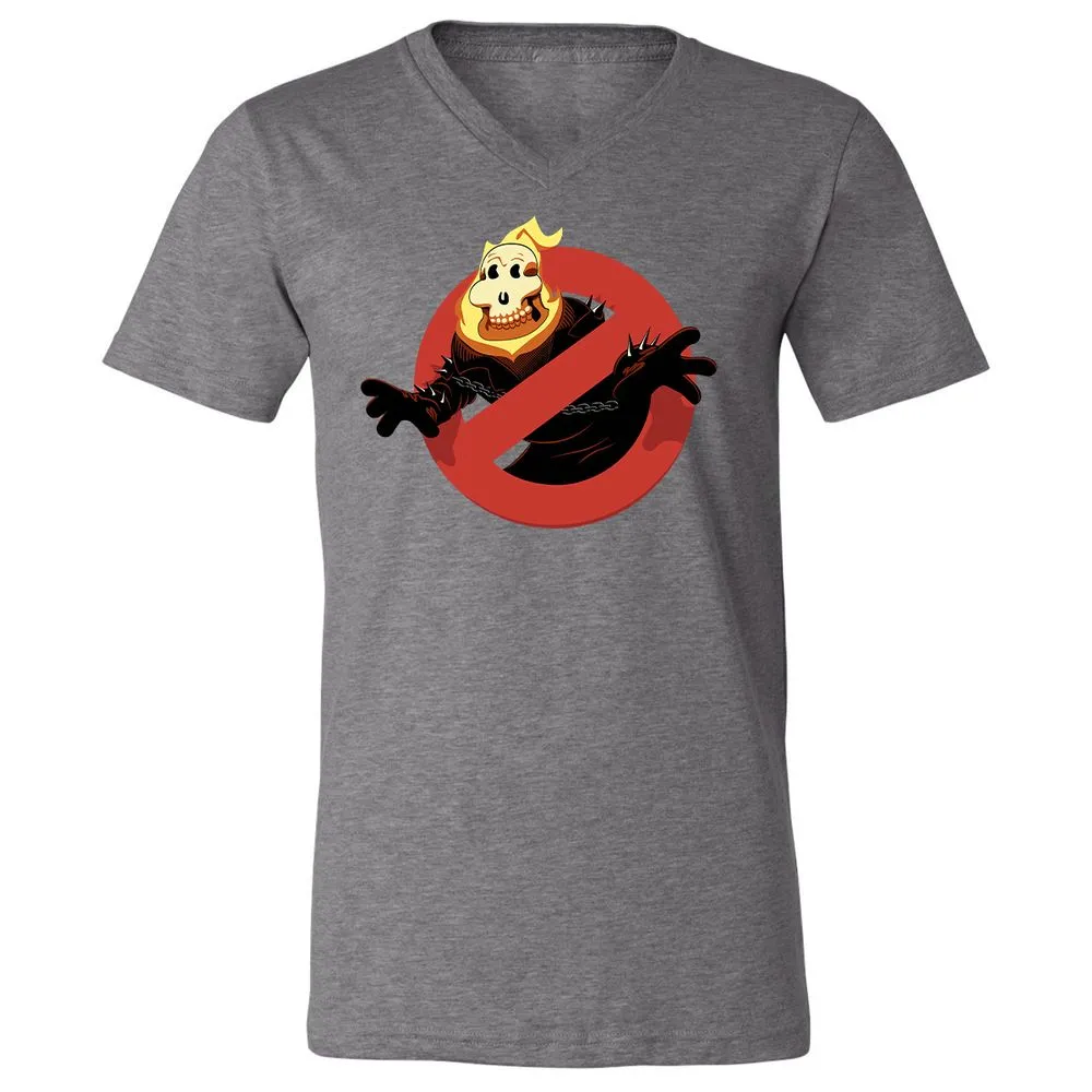 Unisex V-Neck T-Shirt - NDVUBBAZ - Deep Heather - 13