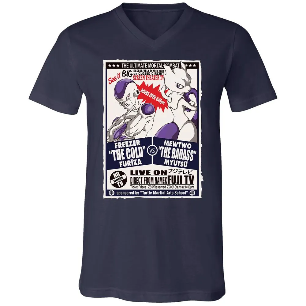 Unisex V-Neck T-Shirt - VLVLHBJ6 - Navy - 2