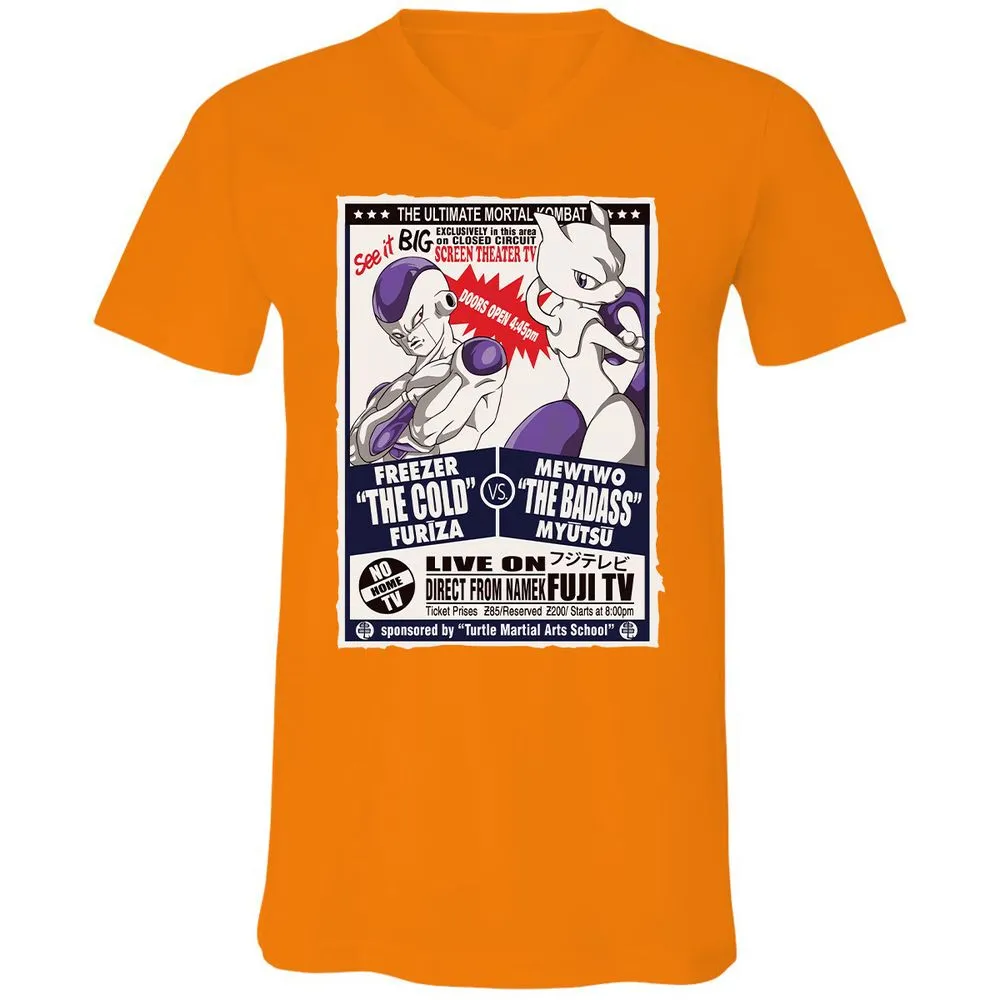 Unisex V-Neck T-Shirt - VLVLHBJ6 - Orange - 11